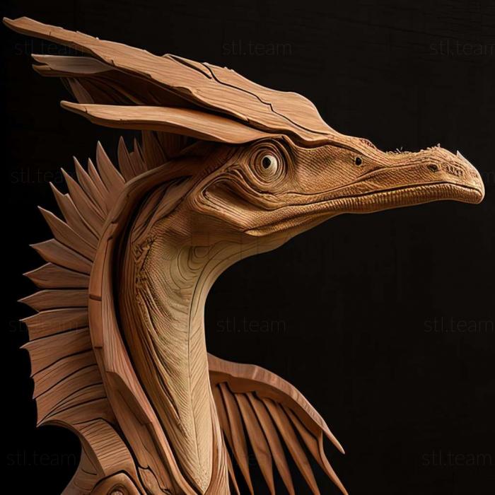 3D model Similicaudipteryx (STL)